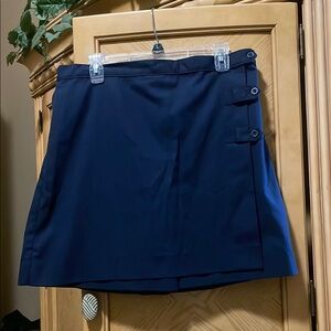 School time Navy Blue Button uniform Skort size 16.5